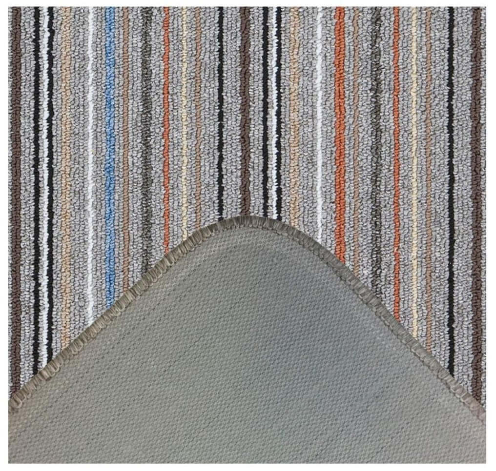 Stockholm Grey/Clay Washable Mat - Joe’s Haven