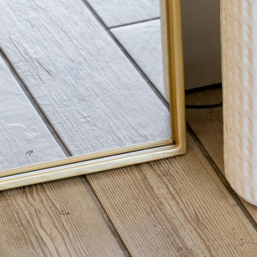 Akiko - Full Length Gold Metal Arched Mirror - 180cm x 105cm - Joe’s Haven