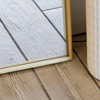 Akiko - Full Length Gold Metal Arched Mirror - 180cm x 105cm - Joe’s Haven