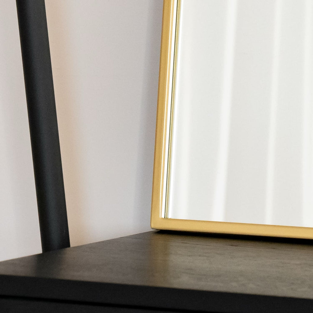 Akiko - Gold Metal Arched Mirror - 95cm x 120cm - Joe’s Haven