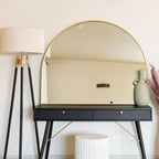 Akiko - Gold Metal Arched Mirror - 95cm x 120cm - Joe’s Haven