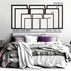 Allah Arabic calligraphy prints for bedroom | set of 3 wall art - Joe’s Haven
