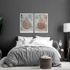 Allah Muhammad prints for bedroom | set of 2 wall art prints - Joe’s Haven
