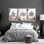 Allah u Akbar in Arabic prints for bedroom | set of 3 wall art prints - Joe’s Haven