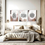 Allah u Akbar in Arabic prints for bedroom | set of 3 wall art prints - Joe’s Haven