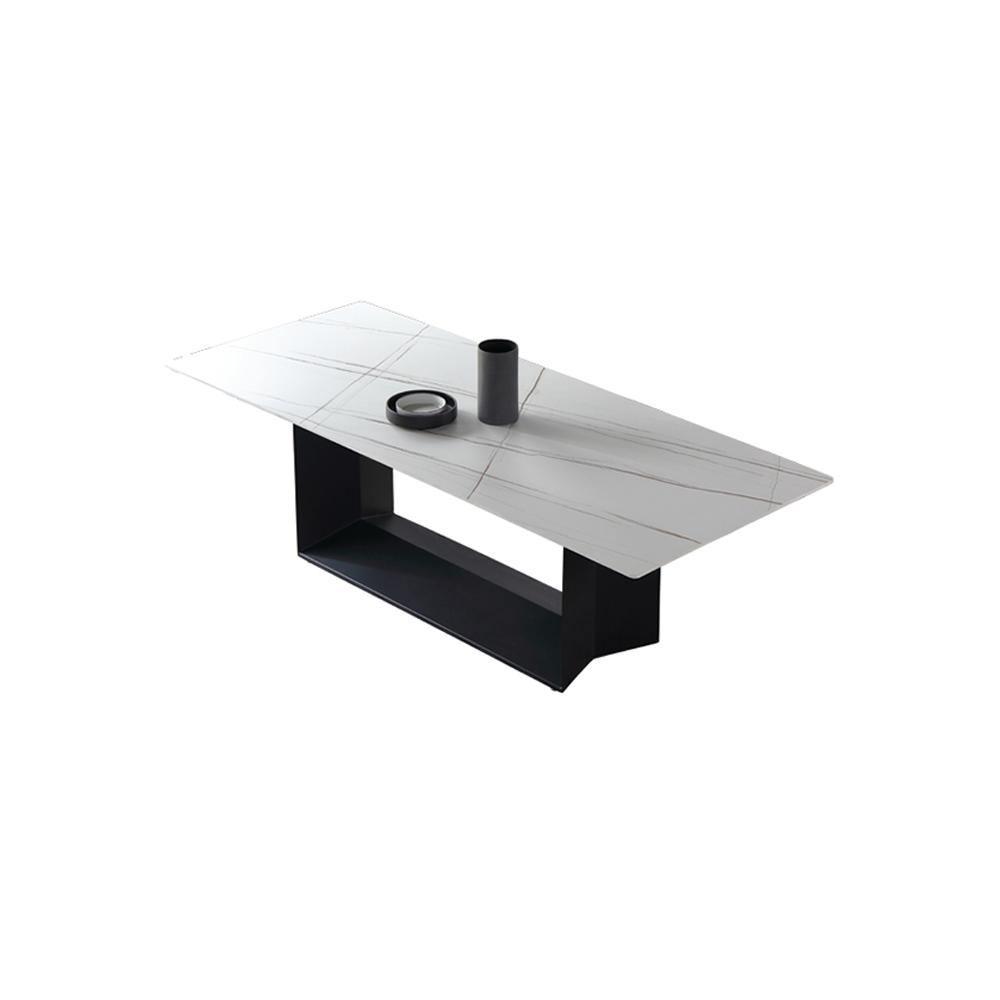 Alme Dining Table, Black Base - Joe’s Haven