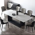 Alme Dining Table, Black Base - Joe’s Haven