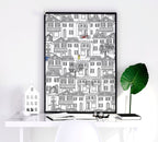 Amsterdam posters | Set of 2 travel wall art - Joe’s Haven