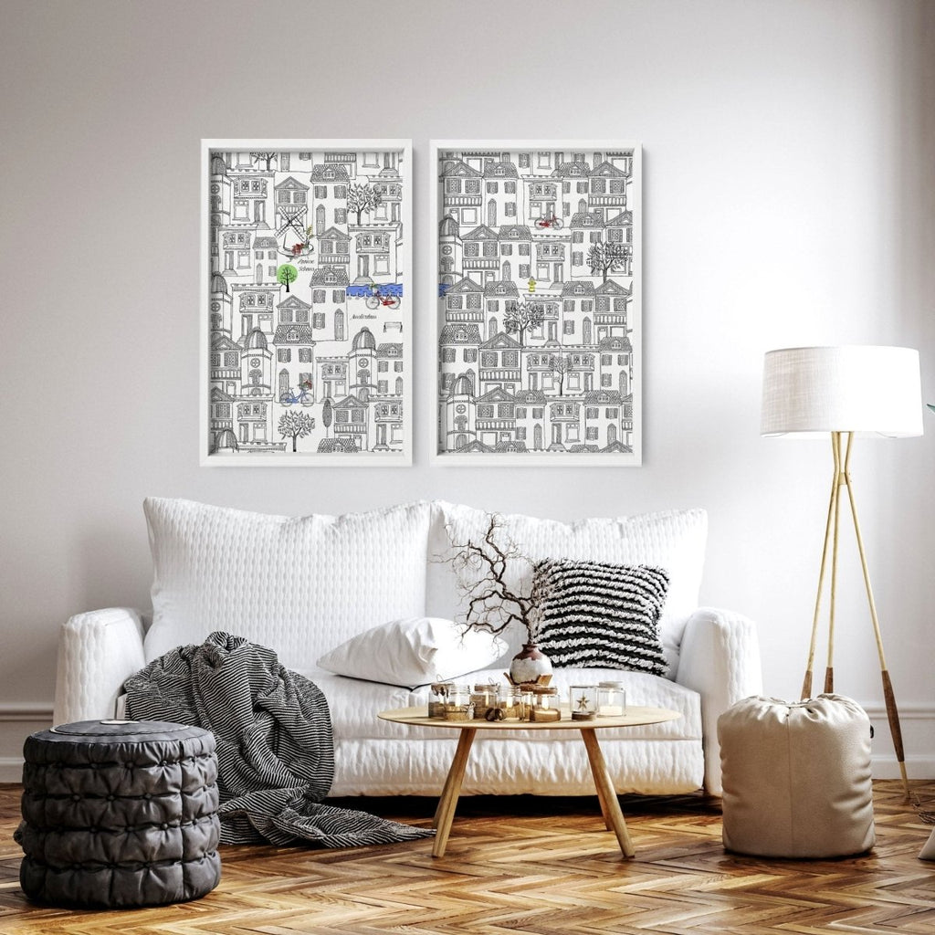 Amsterdam posters | Set of 2 travel wall art - Joe’s Haven