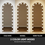 Angelina Full Length Arch Hollywood Mirror 160 x 60cm