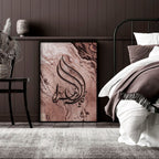 Arabic calligraphy art unique wall art print - Joe’s Haven