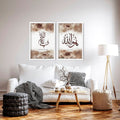 Arabic calligraphy wall art | Set of 2 wall art prints - Joe’s Haven