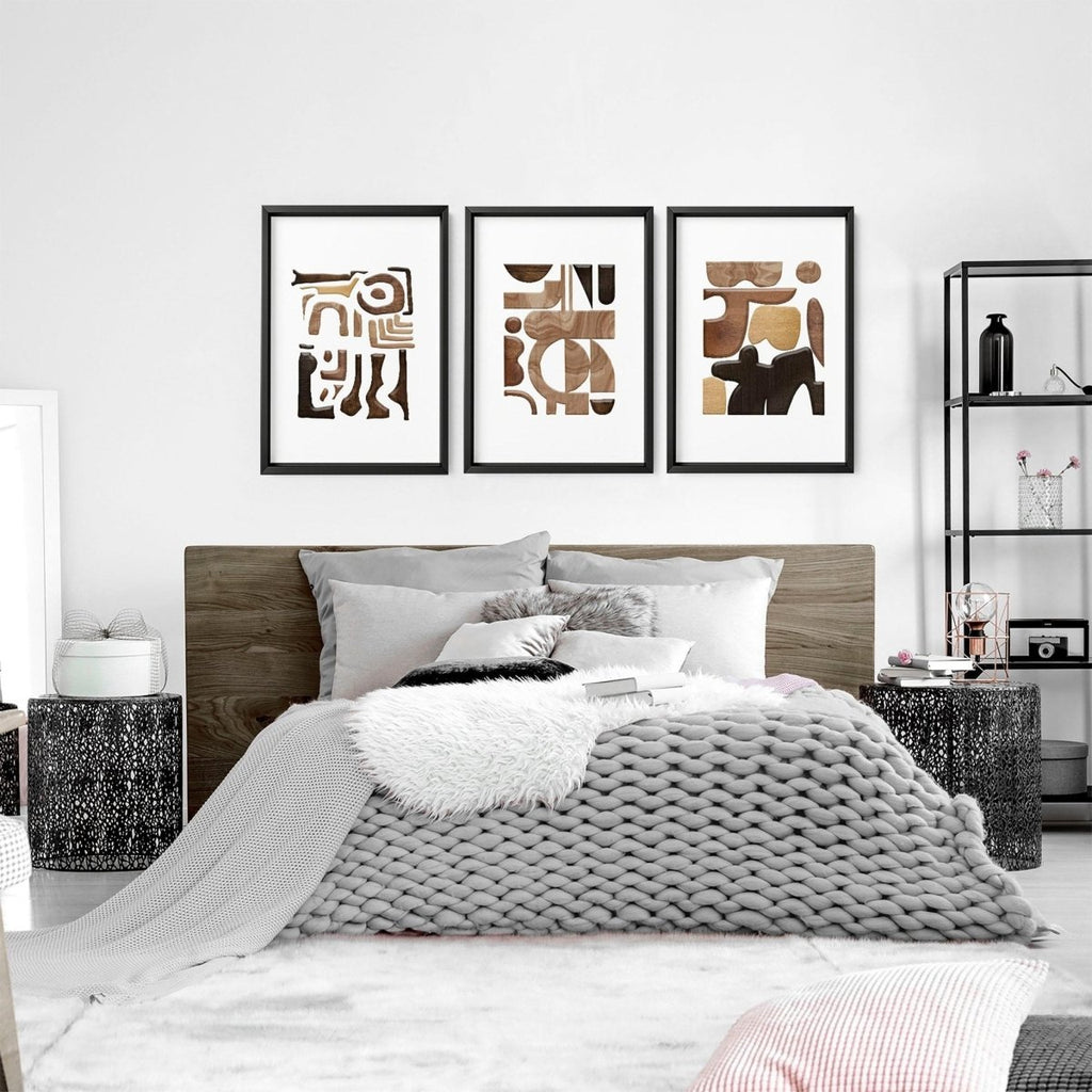 Artwork Mid Century Modern | Set of 3 wall art prints - Joe’s Haven