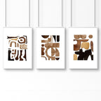Artwork Mid Century Modern | Set of 3 wall art prints - Joe’s Haven