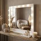 Audrey Hollywood Mirror White 100x80cm