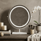 Aurelia LED Vanity Mirror White & Marble