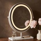 Aurelia LED Vanity Mirror White & Marble