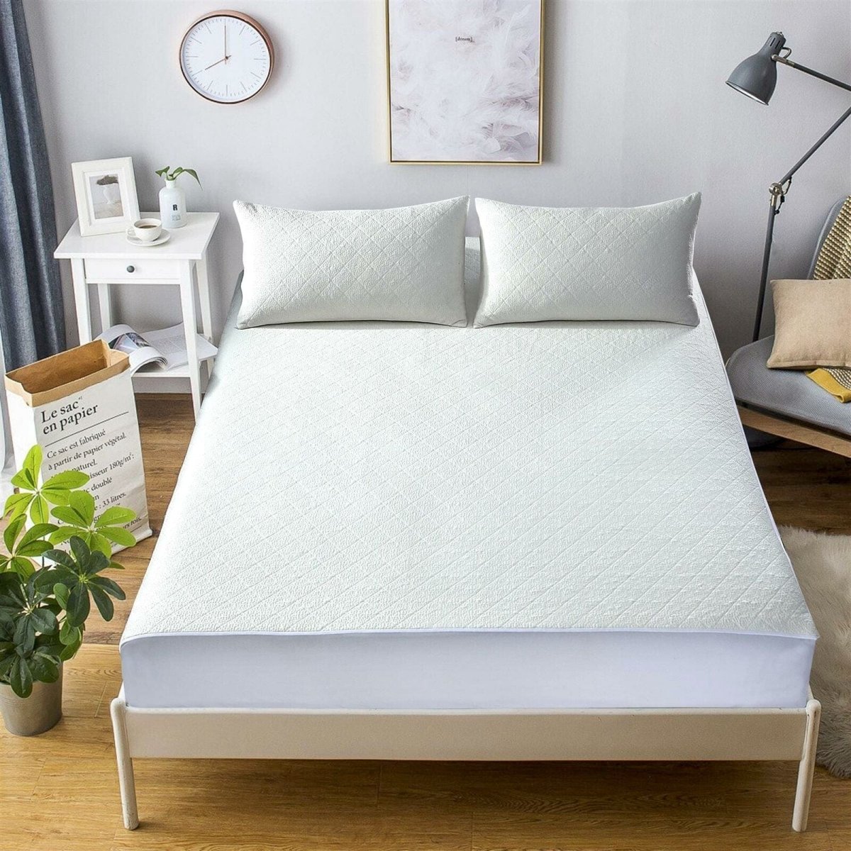Bamboo Extra Deep Quilted Waterproof Mattress Protector - Joe’s Haven