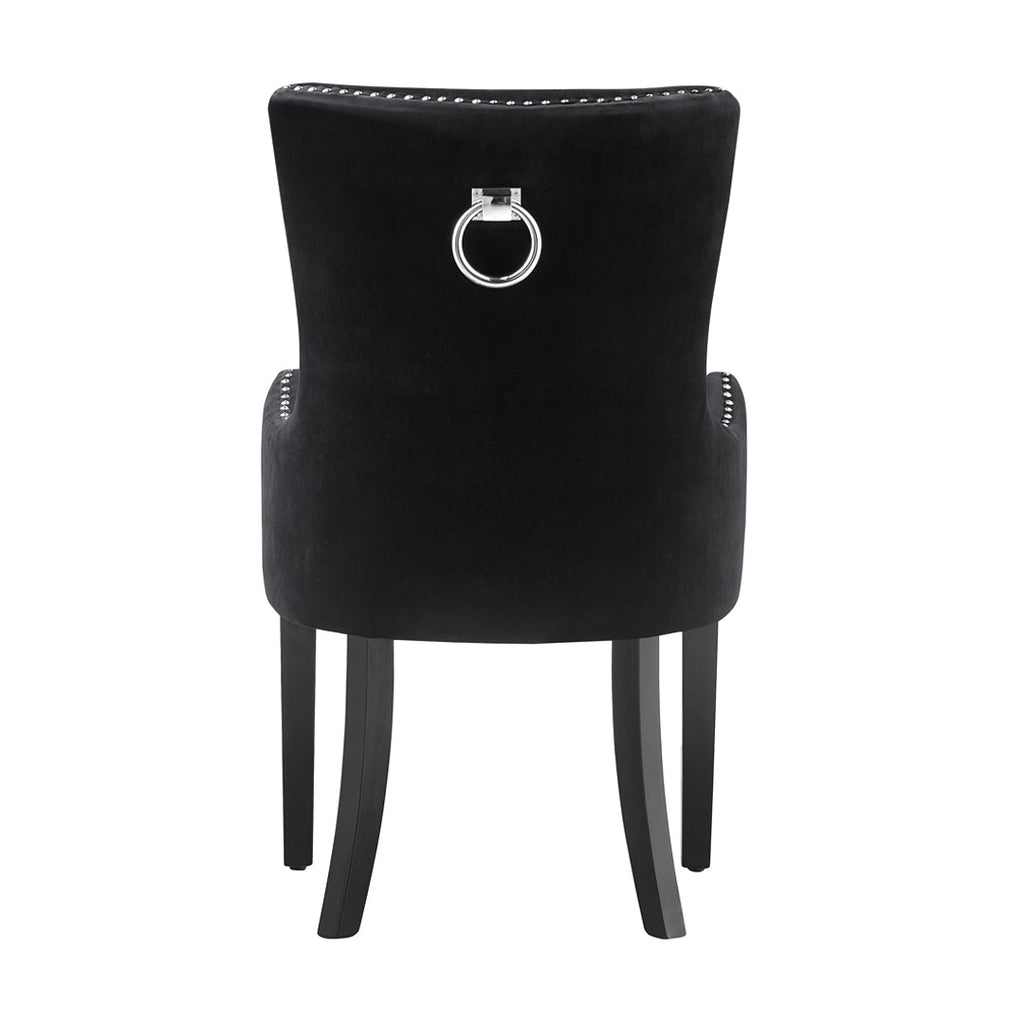 Windsor LUX Velvet Dining Chair (with armrests) - Joe’s Haven