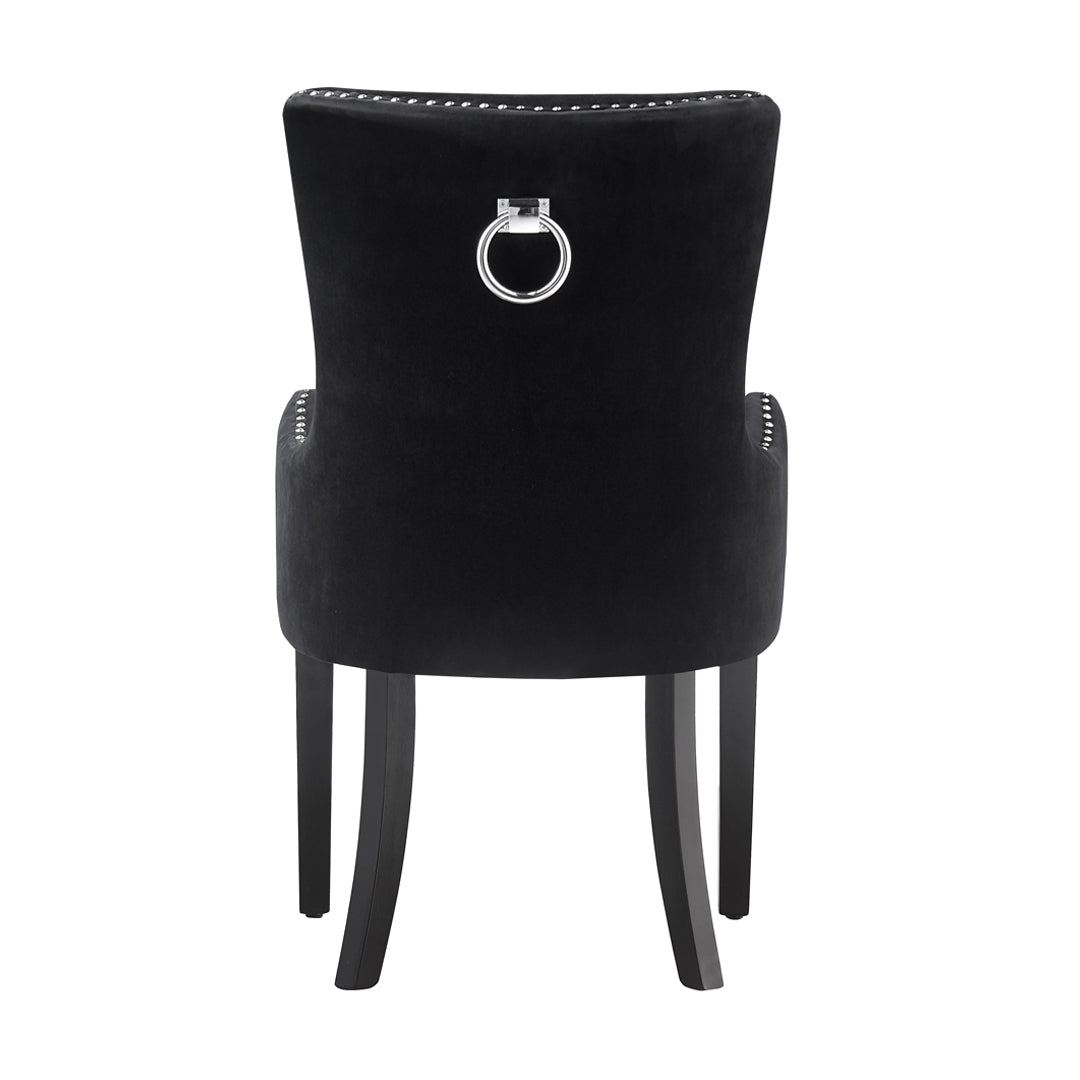 Windsor LUX Velvet Dining Chair (with armrests) - Joe’s Haven