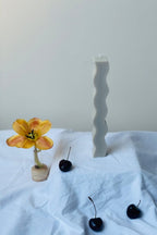 Wavy Pillar Candle - Joe’s Haven