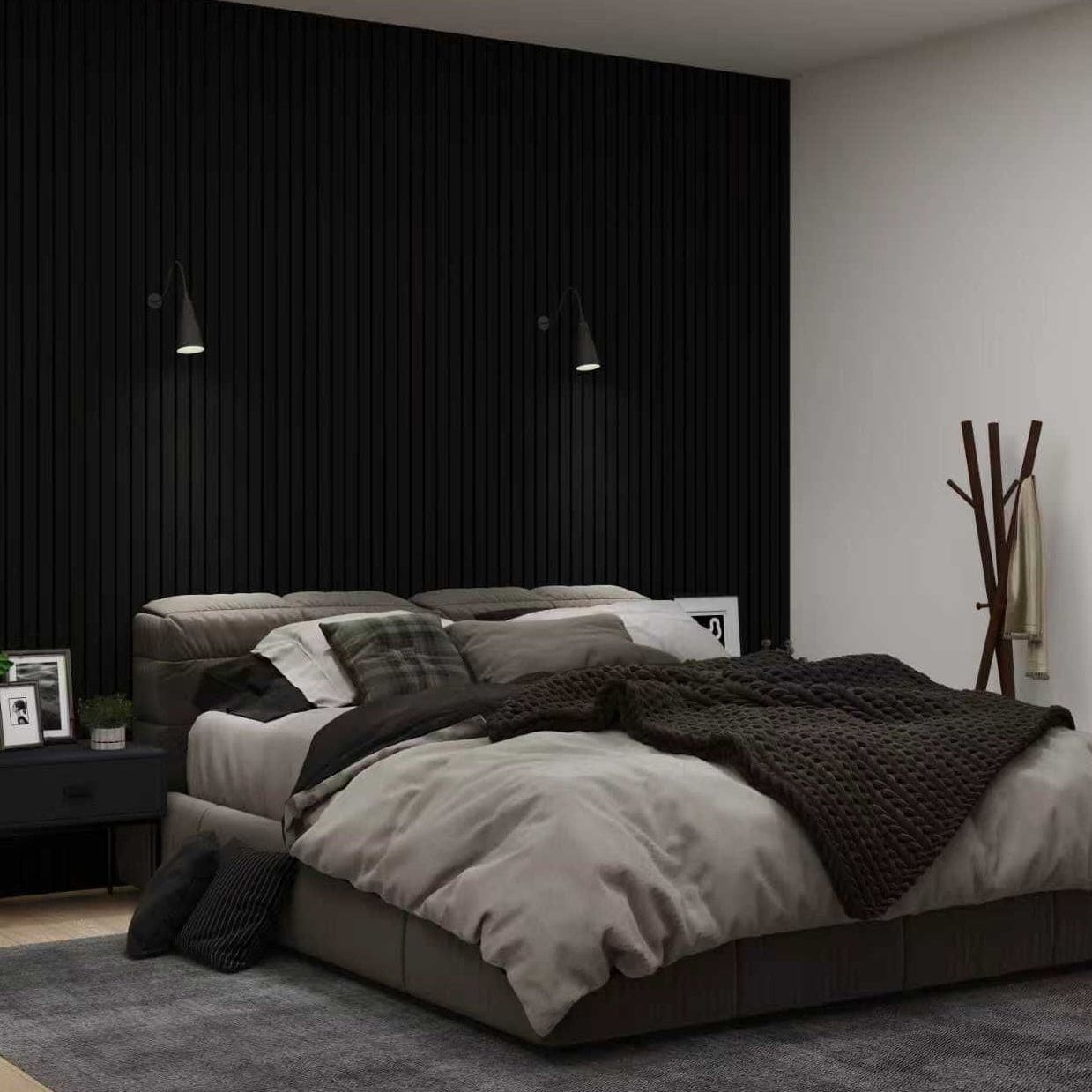 Black Oak Acoustic Wall Panels - Joe’s Haven