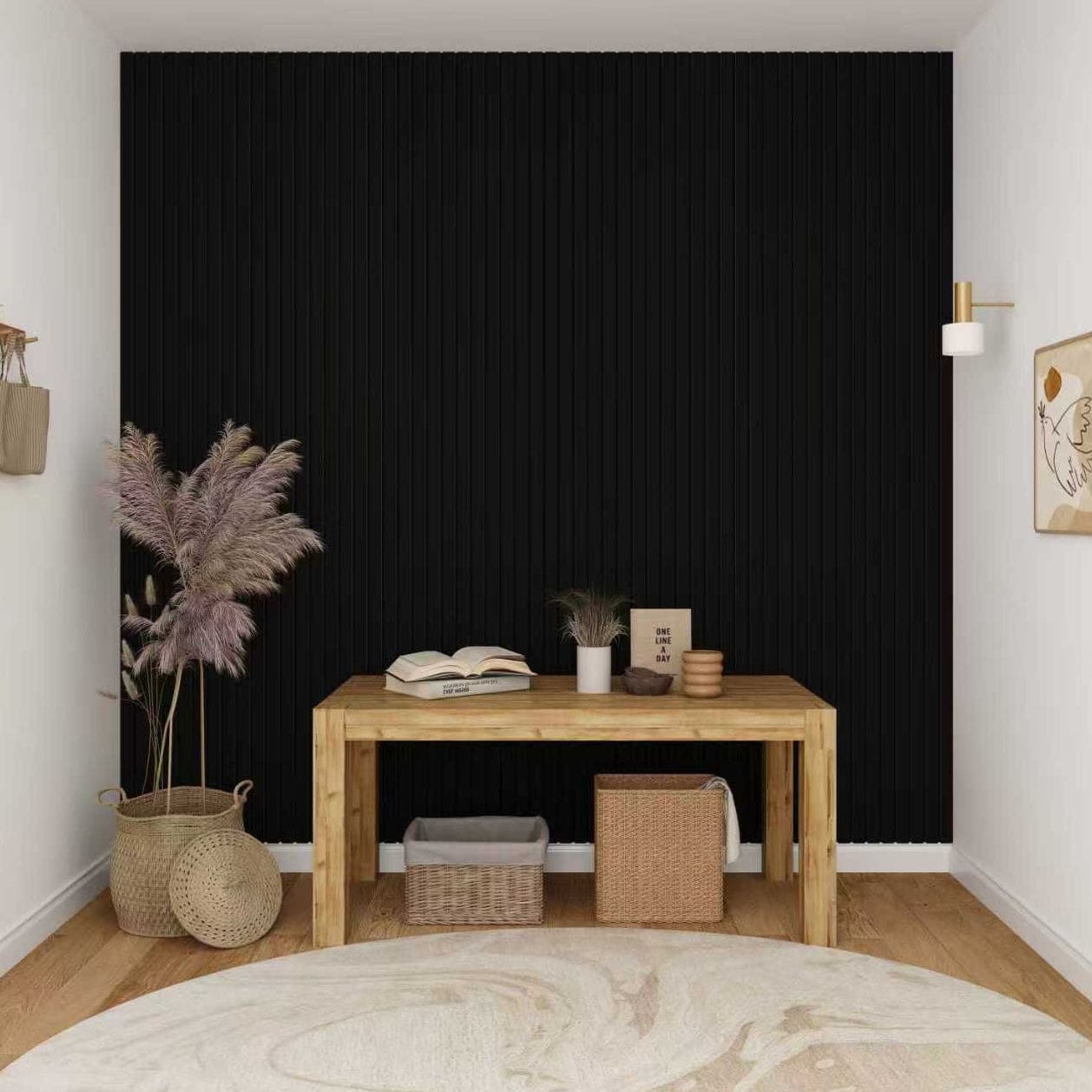 Black Oak Acoustic Wall Panels - Joe’s Haven