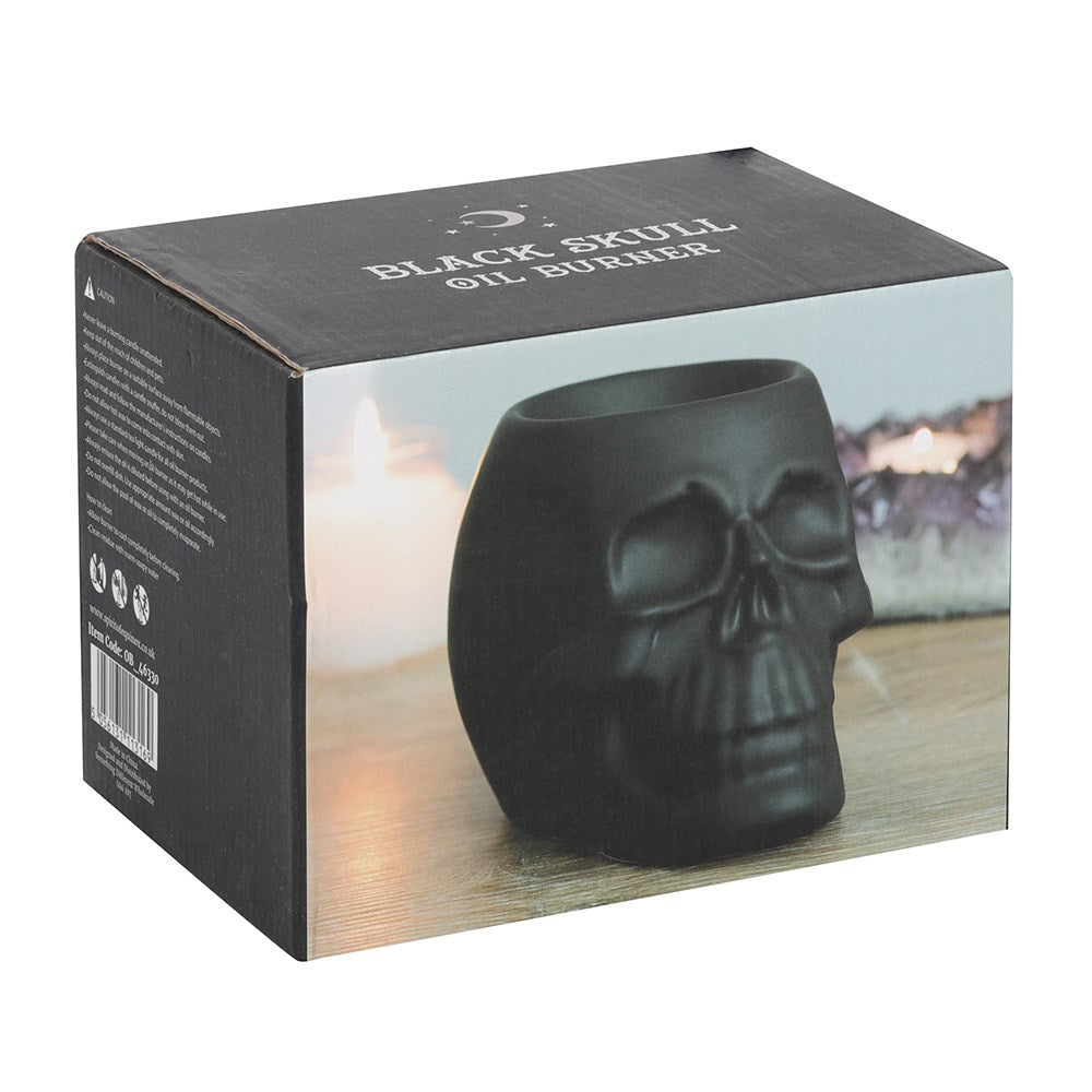 Black Skull Oil Burner - Joe’s Haven