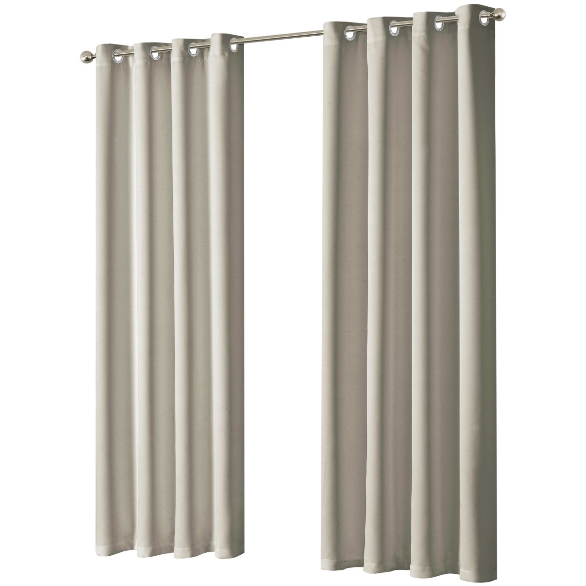 Blackout Natural Eyelet Curtains - Joe’s Haven