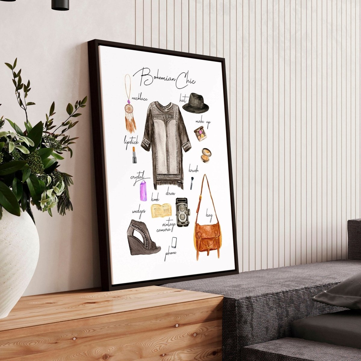 Boho style home decoration | Fashion Wall Art Print - Joe’s Haven