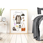 Boho style home decoration | Fashion Wall Art Print - Joe’s Haven