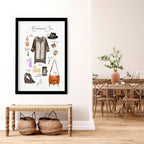 Boho style home decoration | Fashion Wall Art Print - Joe’s Haven