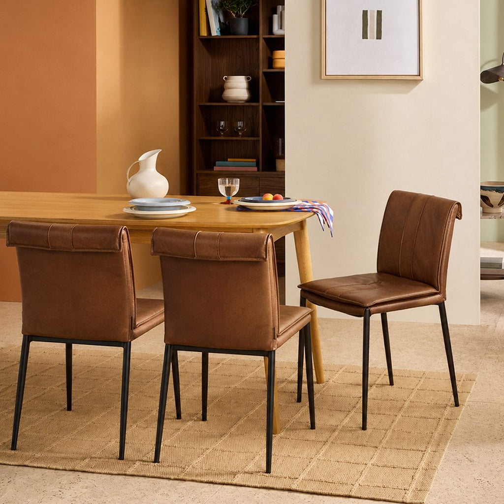 D'Amato Dining Chair, Leather - Joe’s Haven