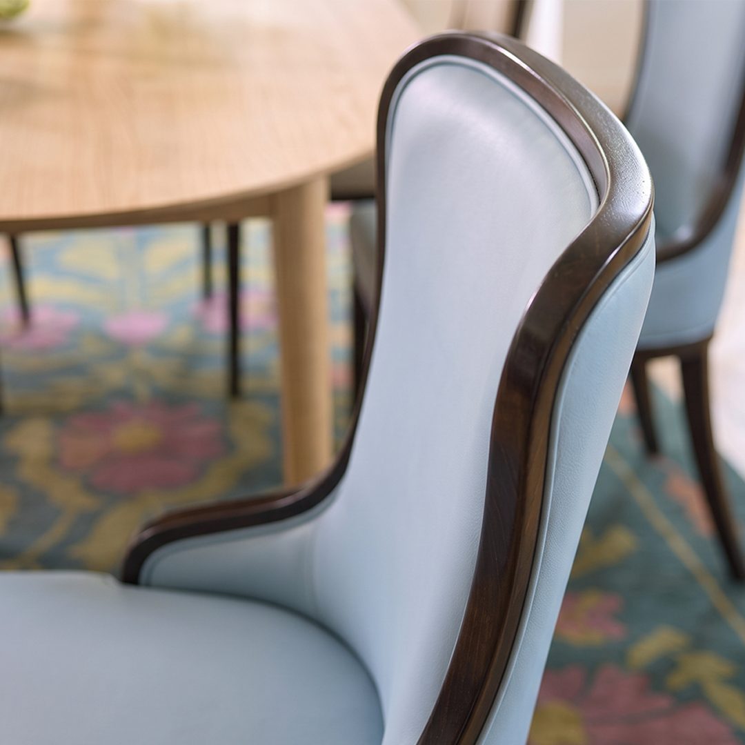 Inoue High Back Dining Chair, Leather - Joe’s Haven