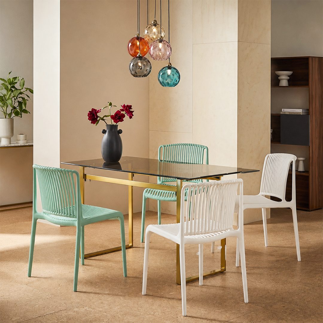 Upton Plastic Dining Chair - Joe’s Haven