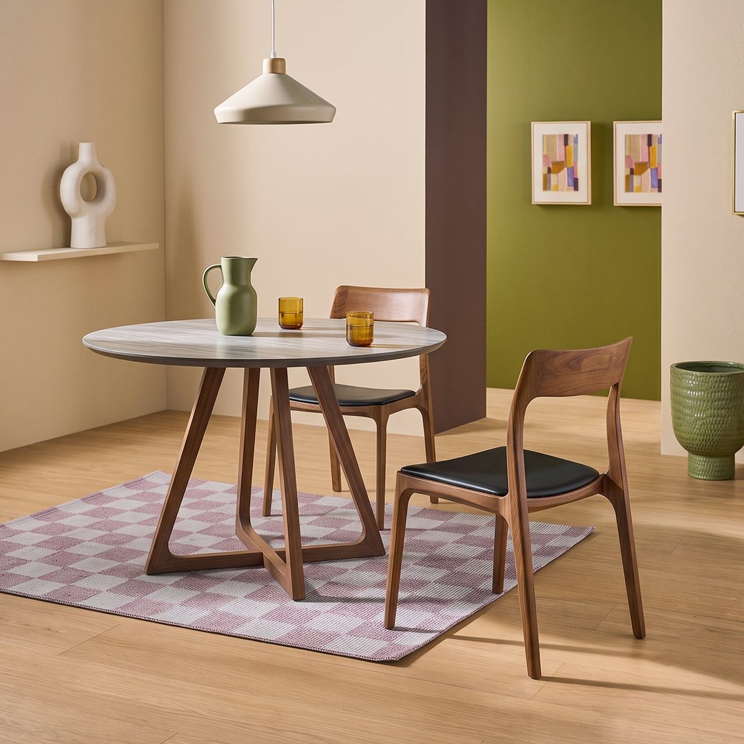 Hans CH3 Dining Chairs, Dark Oak/Light Oak - Joe’s Haven