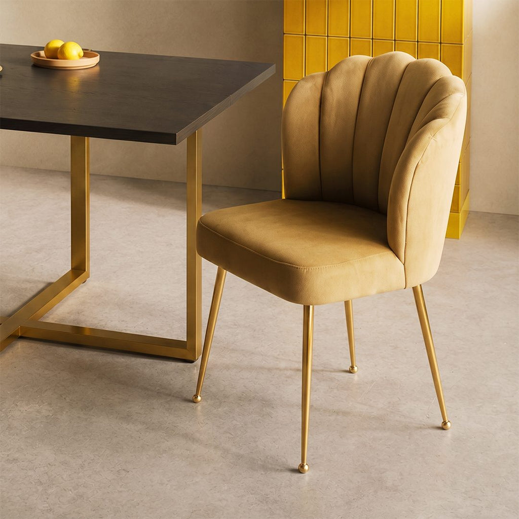 R3 Shell Dining Chair, Velvet - Joe’s Haven