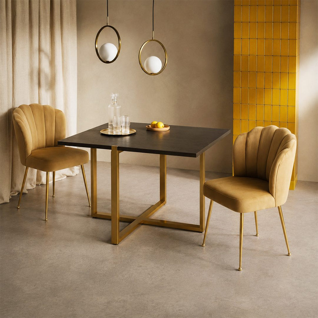 R3 Shell Dining Chair, Velvet - Joe’s Haven