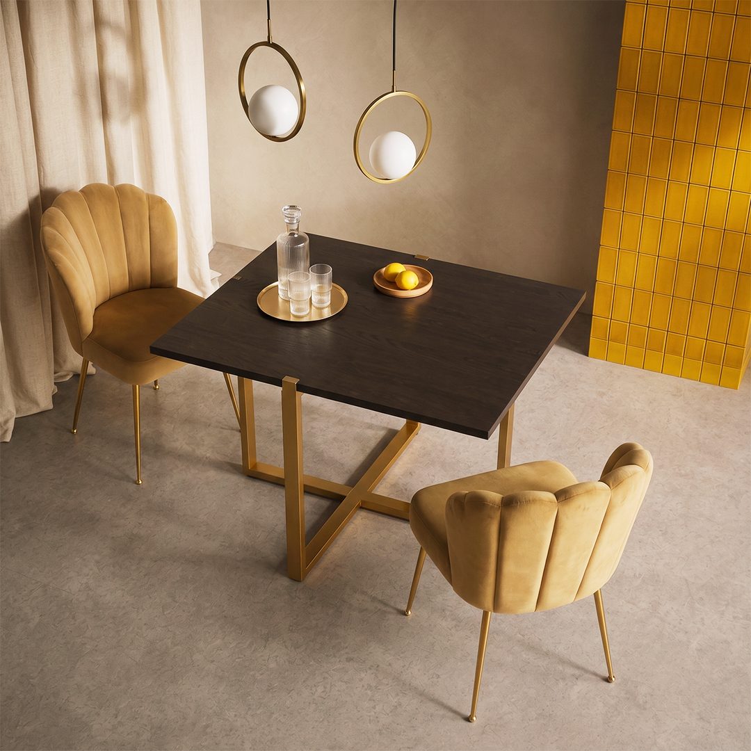 R3 Shell Dining Chair, Velvet - Joe’s Haven