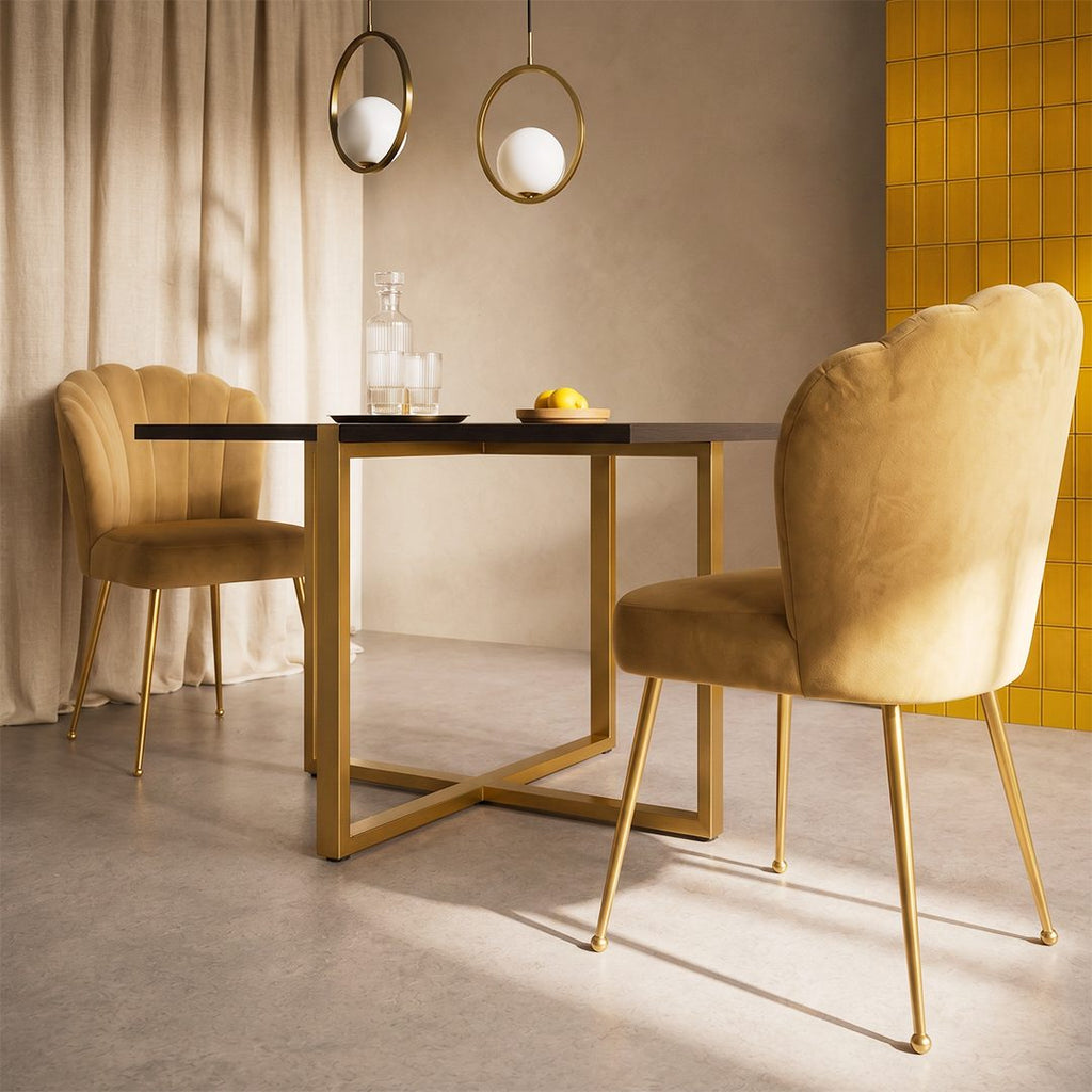 R3 Shell Dining Chair, Velvet - Joe’s Haven
