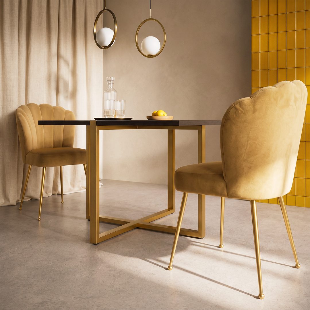 R3 Shell Dining Chair, Velvet - Joe’s Haven
