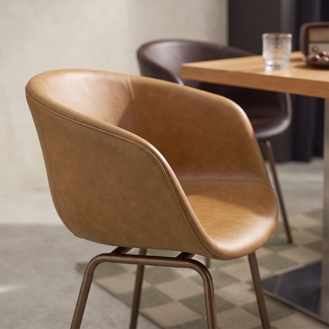 Herron Dining Chair, PU Leather - Joe’s Haven