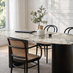 Tambo Oval Dining Table, Pebble Shape, Sintered Stone - Joe’s Haven