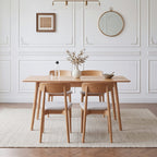 Delicia Extendable Dining Table, Ash - Joe’s Haven