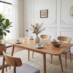Delicia Extendable Dining Table, Ash - Joe’s Haven
