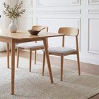 Delicia Extendable Dining Table, Ash - Joe’s Haven