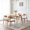 Delicia Extendable Dining Table, Ash - Joe’s Haven