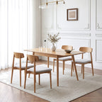 Delicia Extendable Dining Table, Ash - Joe’s Haven
