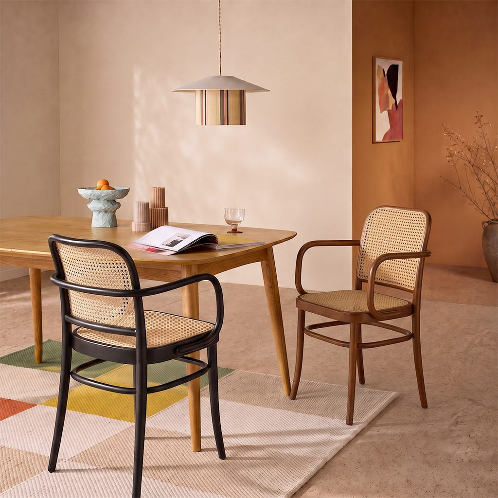 Paris G04 Rattan Dining Chair, Walnut - Joe’s Haven