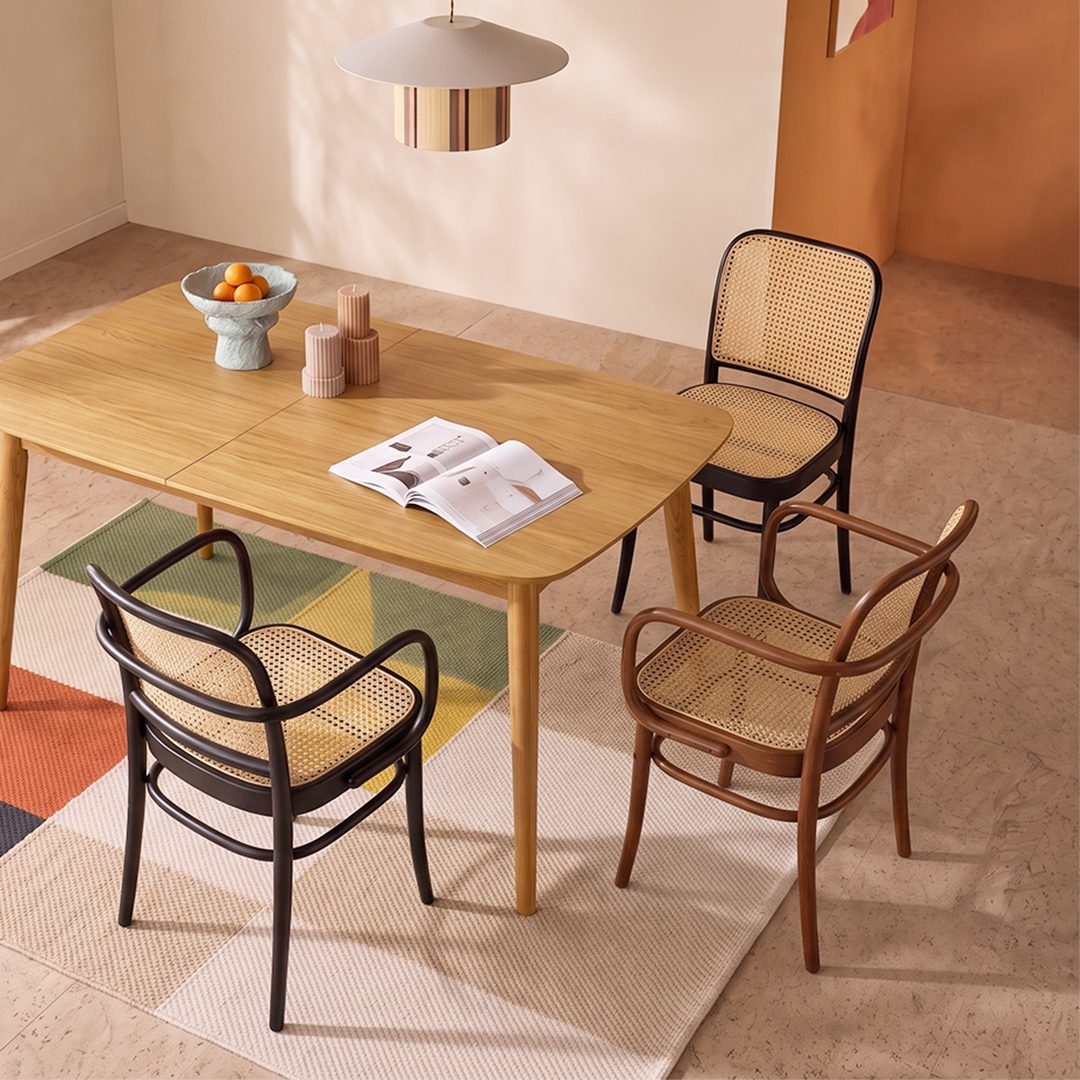 Paris G04 Rattan Dining Chair, Walnut - Joe’s Haven